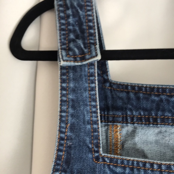 Fat Face Denim Blue Jean Jumper Dress size 14 - Picture 4 of 12